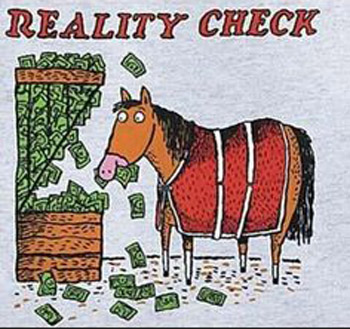 horse eat money